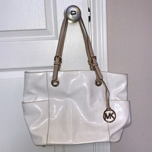 White Michael Kors purse